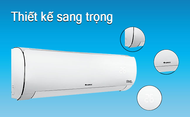 Máy lạnh Gree GWC09FB-K6D9A1W thiết kế tinh tế và sang trọng